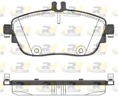 2148508 Гальмівні колодки дискові ROADHOUSE підбір по vin на Brocar