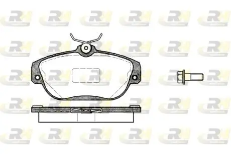 236810 Тормозные колодки, к-кт. ROADHOUSE підбір по vin на Brocar