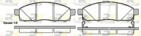 2143402 Тормозные колодки, к-кт. ROADHOUSE підбір по vin на Brocar