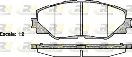 2123400 Гальмівні колодки дискові ROADHOUSE підбір по vin на Brocar