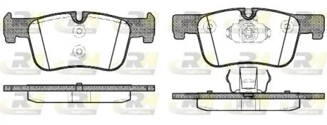 2147800 Гальмівні колодки дискові ROADHOUSE підбір по vin на Brocar