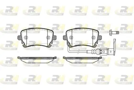 289711 Гальмівні колодки дискові ROADHOUSE підбір по vin на Brocar