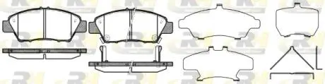 2135802 Тормозные колодки, к-кт. ROADHOUSE подбор по vin на Brocar