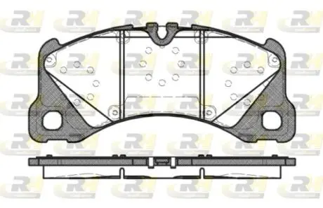 2134540 Гальмівні колодки дискові ROADHOUSE підбір по vin на Brocar
