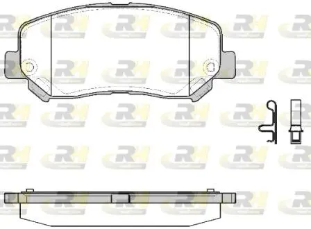 2151322 Тормозные колодки, к-кт. ROADHOUSE підбір по vin на Brocar