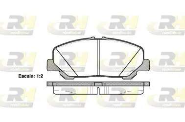 2128700 Тормозные колодки, к-кт. ROADHOUSE подбор по vin на Brocar