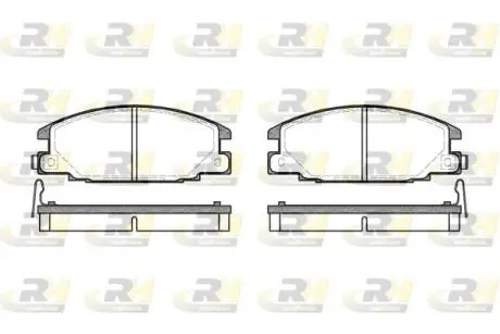 223804 Тормозные колодки, к-кт. ROADHOUSE подбор по vin на Brocar