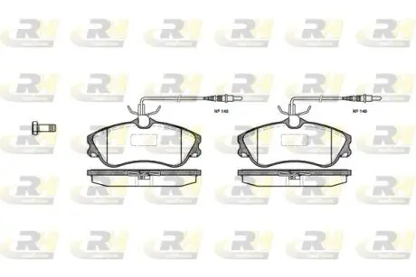 263404 Гальмівні колодки дискові ROADHOUSE підбір по vin на Brocar