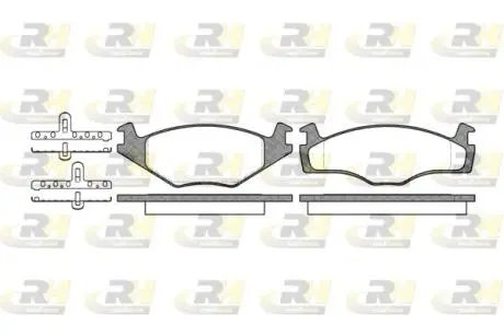 217100 Тормозные колодки, к-кт. ROADHOUSE подбор по vin на Brocar