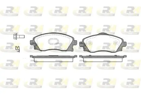 277402 Гальмівні колодки дискові ROADHOUSE підбір по vin на Brocar