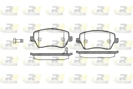 298711 Тормозные колодки, к-кт. ROADHOUSE підбір по vin на Brocar
