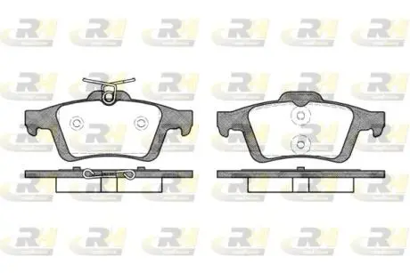 284230 Тормозные колодки, к-кт. ROADHOUSE подбор по vin на Brocar