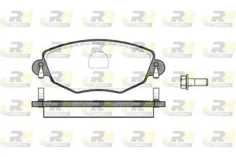 277600 Гальмівні колодки дискові ROADHOUSE підбір по vin на Brocar