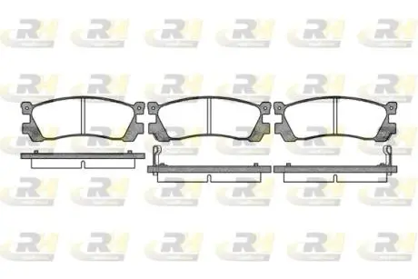 239912 Тормозные колодки, к-кт. ROADHOUSE подбор по vin на Brocar