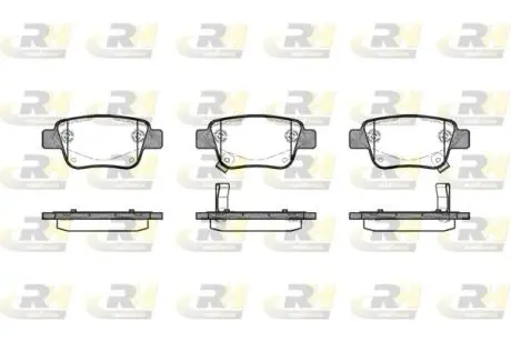 2104702 Тормозные колодки, к-кт. ROADHOUSE подбор по vin на Brocar