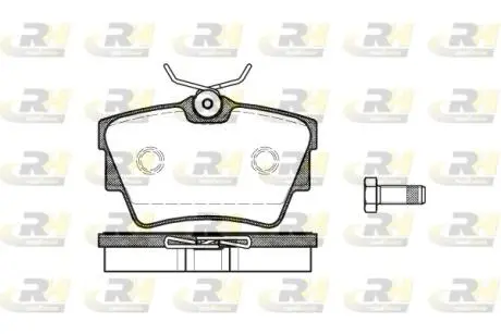 259110 Тормозные колодки, к-кт. ROADHOUSE подбор по vin на Brocar