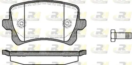 2134200 Гальмівні колодки дискові ROADHOUSE підбір по vin на Brocar