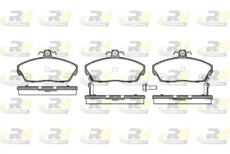 233702 Гальмівні колодки дискові ROADHOUSE підбір по vin на Brocar