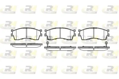 241532 Тормозные колодки, к-кт. ROADHOUSE подбор по vin на Brocar