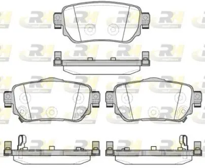 2158202 Гальмівні колодки дискові ROADHOUSE підбір по vin на Brocar