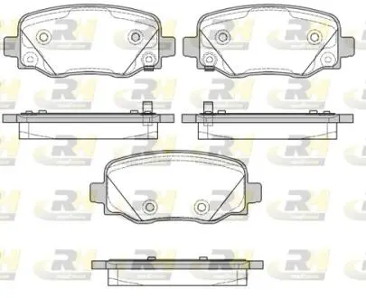 2157802 Тормозные колодки, к-кт. ROADHOUSE подбор по vin на Brocar