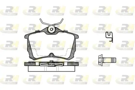 269502 Гальмівні колодки дискові ROADHOUSE підбір по vin на Brocar