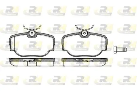 257700 Тормозные колодки, к-кт. ROADHOUSE підбір по vin на Brocar