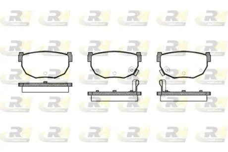 215112 Тормозные колодки, к-кт. ROADHOUSE подбор по vin на Brocar