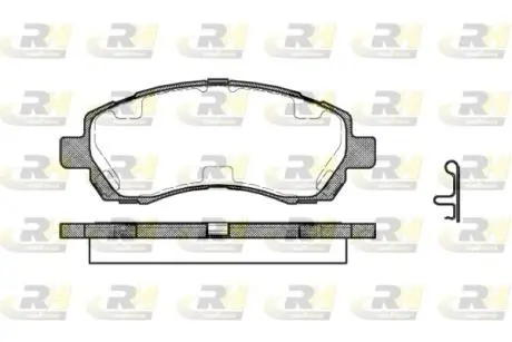 264702 Тормозные колодки, к-кт. ROADHOUSE подбор по vin на Brocar
