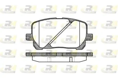 295400 Гальмівні колодки дискові ROADHOUSE підбір по vin на Brocar