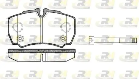 284910 Тормозные колодки, к-кт. ROADHOUSE підбір по vin на Brocar