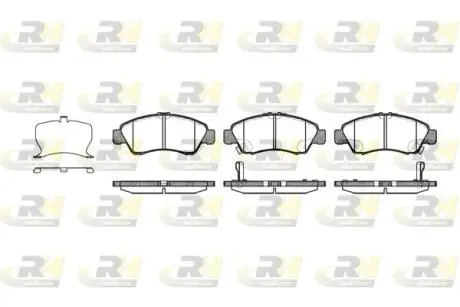 241922 Тормозные колодки, к-кт. ROADHOUSE підбір по vin на Brocar
