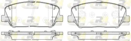 2139812 Тормозные колодки, к-кт. ROADHOUSE підбір по vin на Brocar