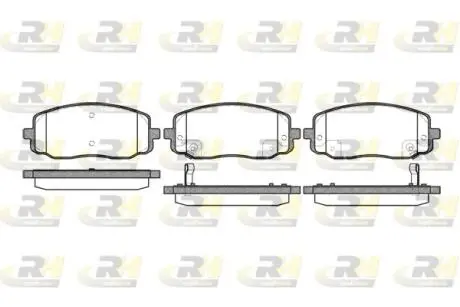 2113302 Колодки гальмівні дискові HYUNDAI/KIA I10//i20/Pic ROADHOUSE підбір по vin на Brocar