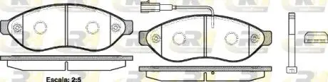 2123701 Гальмівні колодки дискові ROADHOUSE підбір по vin на Brocar