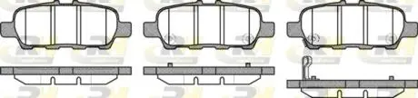 287631 Колодки гальмівні (задні) Nissan Juke/X-Trail 01-/Qashqai 1.5dCi-3.5 08- (Akebono) ROADHOUSE підбір по vin на Brocar