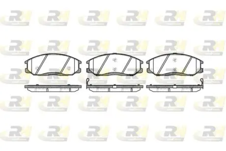 277102 Гальмівні колодки дискові ROADHOUSE підбір по vin на Brocar