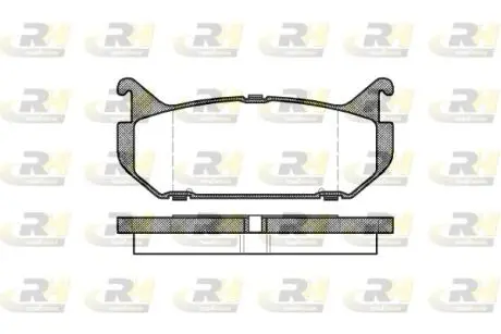 241600 Тормозные колодки, к-кт. ROADHOUSE подбор по vin на Brocar
