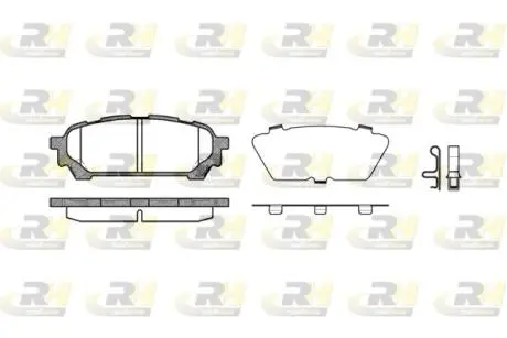 2117601 Тормозные колодки, к-кт. ROADHOUSE подбор по vin на Brocar