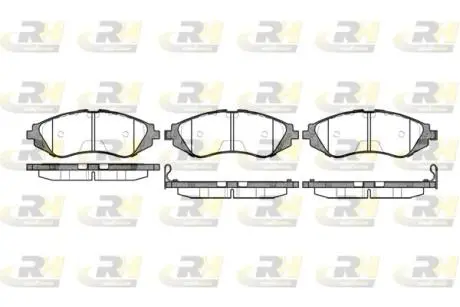 264502 Гальмівні колодки дискові ROADHOUSE підбір по vin на Brocar