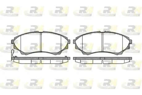 2115100 Колодки тормозные (передние) Ford Ranger 99-12 ROADHOUSE подбор по vin на Brocar