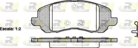 280420 Гальмівні колодки дискові ROADHOUSE підбір по vin на Brocar