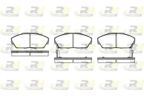 223702 Гальмівні колодки дискові ROADHOUSE підбір по vin на Brocar