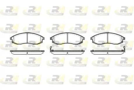 259802 Тормозные колодки, к-кт. ROADHOUSE підбір по vin на Brocar