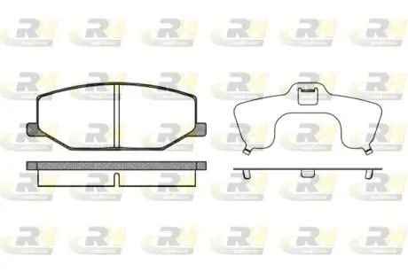 219010 Тормозные колодки, к-кт. ROADHOUSE подбор по vin на Brocar