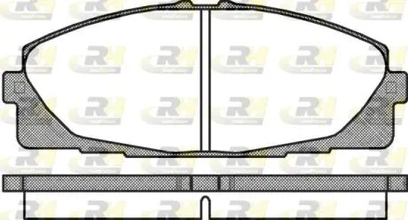 2132500 Тормозные колодки, к-кт. ROADHOUSE подбор по vin на Brocar
