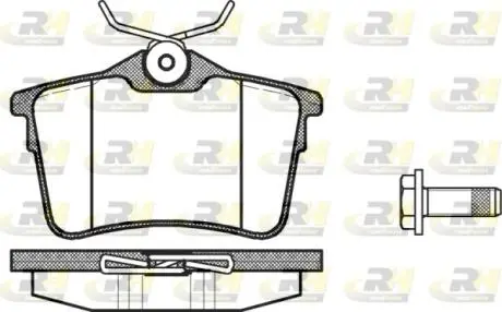 2138200 Тормозные колодки, к-кт. ROADHOUSE подбор по vin на Brocar
