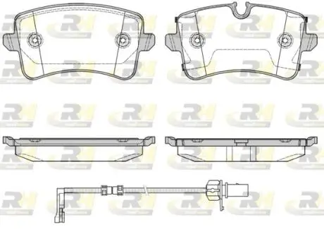 2134320 Гальмівні колодки дискові ROADHOUSE підбір по vin на Brocar