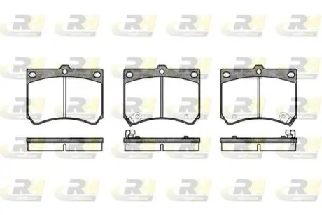 233302 Тормозные колодки, к-кт. ROADHOUSE подбор по vin на Brocar