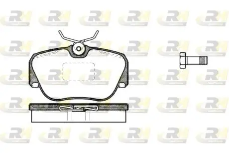 228400 Гальмівні колодки дискові ROADHOUSE підбір по vin на Brocar